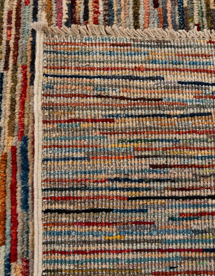 Detail image of  6' 7 x 9' 5  Hand Knotted Modern Ziegler Wool Rug