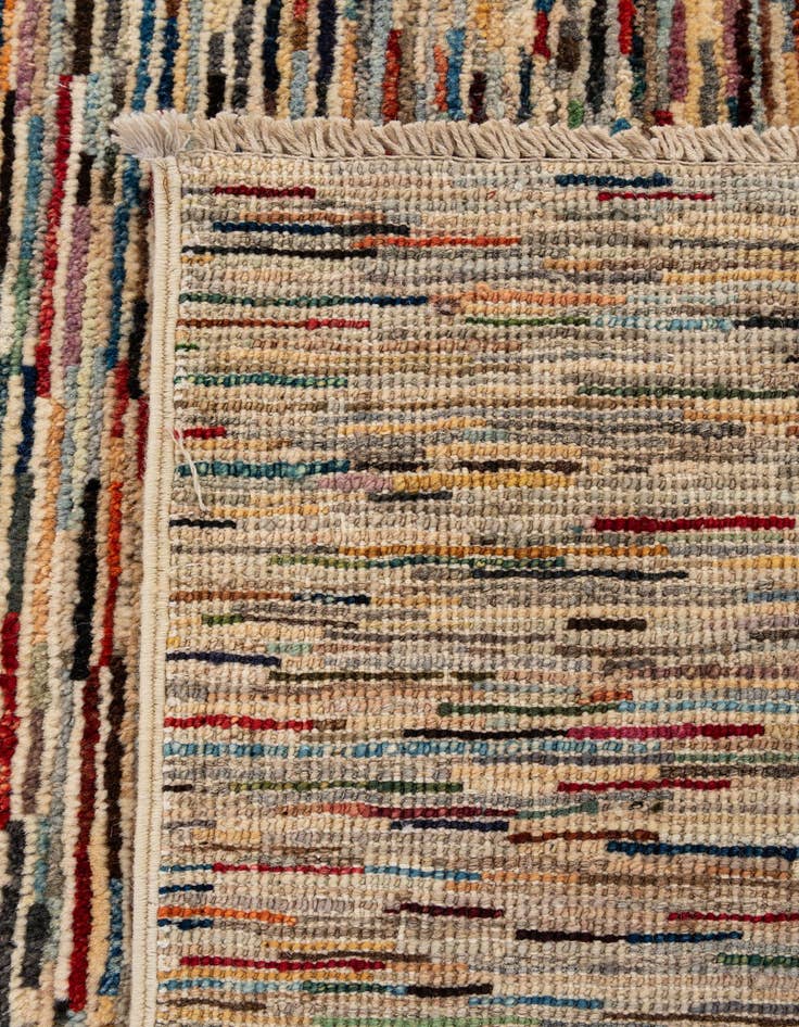 Detail image of  6' 6 x 9' 6  Hand Knotted Modern Ziegler Rug