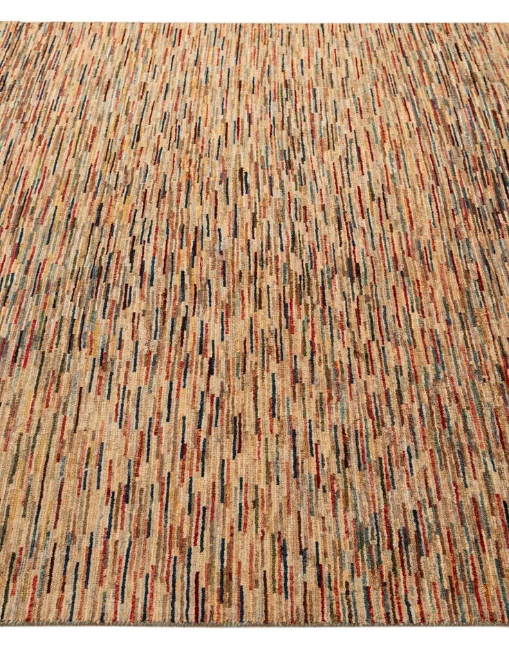 Detail image of  6' 6 x 9' 10  Hand Knotted Modern Ziegler Rug
