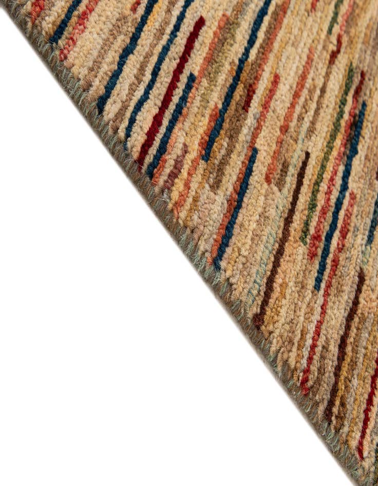 Detail image of  6' 6 x 9' 10  Hand Knotted Modern Ziegler Rug