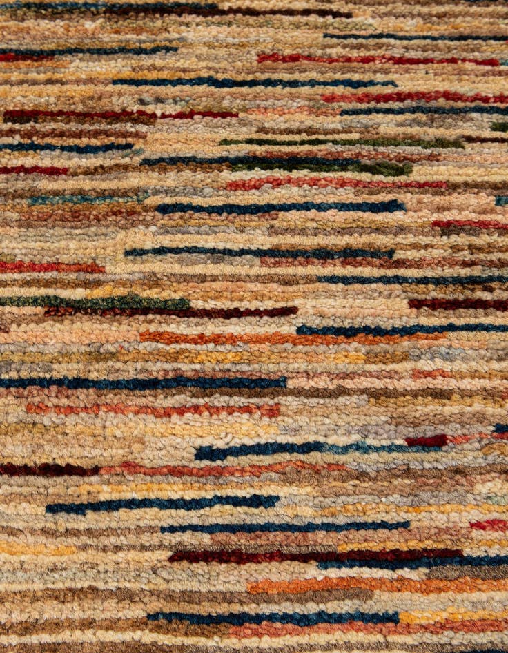Detail image of  6' 6 x 9' 10  Hand Knotted Modern Ziegler Rug