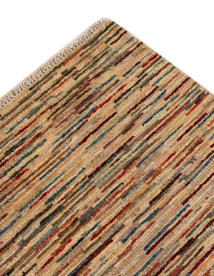 Detail image of  6' 6 x 9' 10  Hand Knotted Modern Ziegler Rug