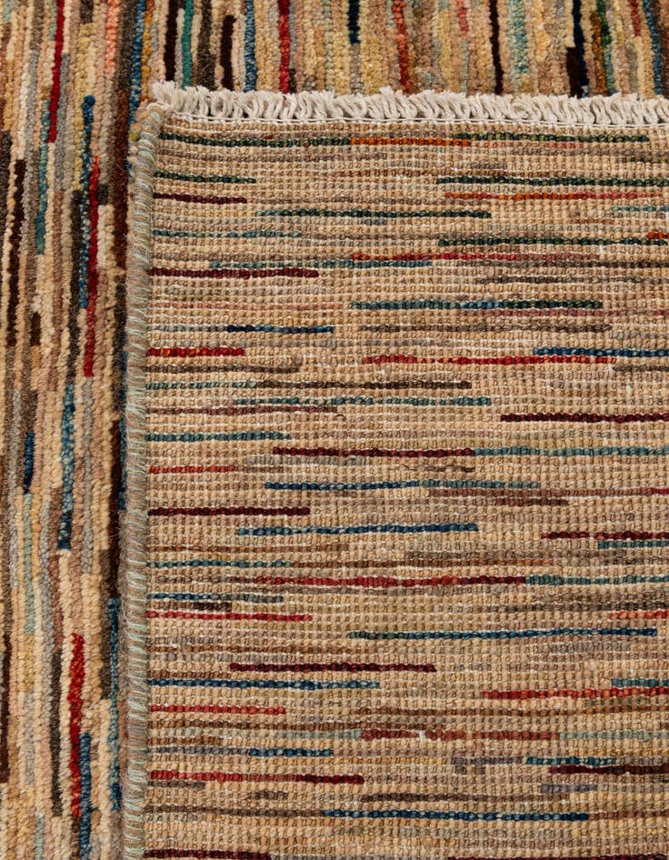 Detail image of  6' 6 x 9' 10  Hand Knotted Modern Ziegler Rug