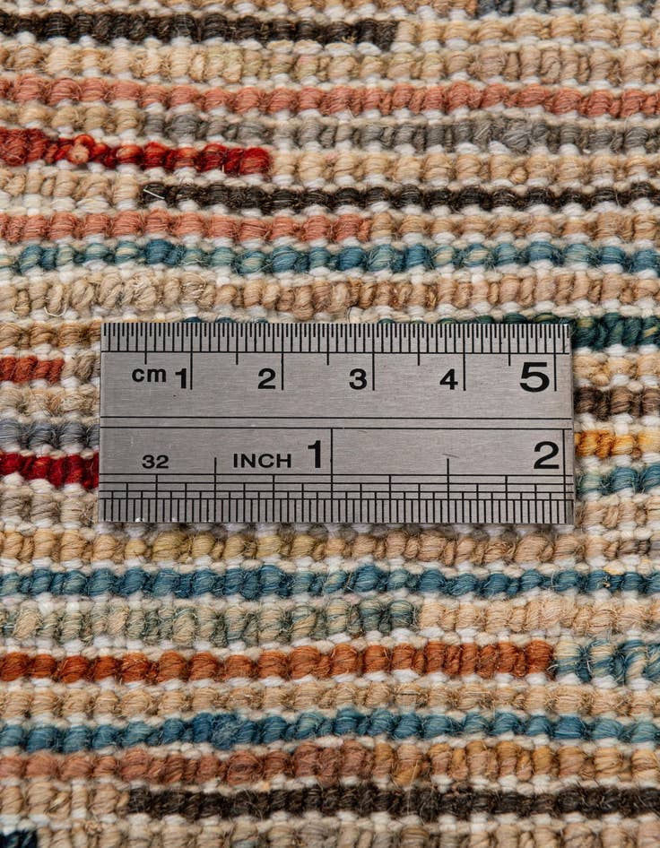 Detail image of  6' 9 x 9' 3  Hand Knotted Modern Ziegler Rug