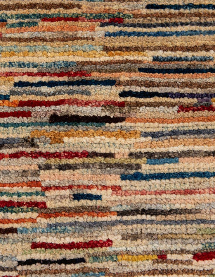 Detail image of  6' 9 x 9' 3  Hand Knotted Modern Ziegler Rug