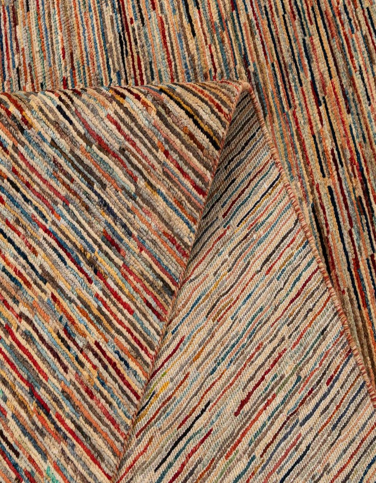 Detail image of  6' 9 x 9' 3  Hand Knotted Modern Ziegler Rug