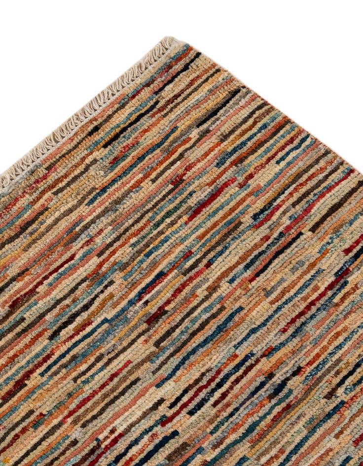 Detail image of  6' 9 x 9' 3  Hand Knotted Modern Ziegler Rug