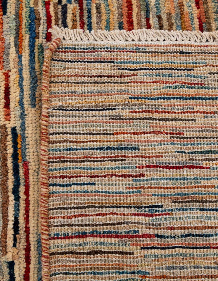 Detail image of  6' 9 x 9' 3  Hand Knotted Modern Ziegler Rug