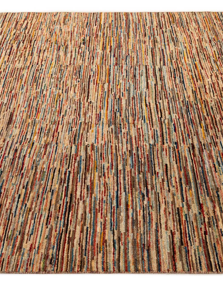 Detail image of  6' 6 x 9' 7  Hand Knotted Modern Ziegler Rug