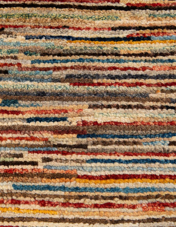 Detail image of  6' 6 x 9' 7  Hand Knotted Modern Ziegler Rug