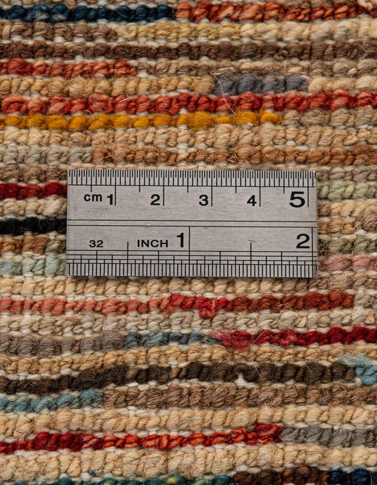 Detail image of  6' 6 x 9' 7  Hand Knotted Modern Ziegler Rug