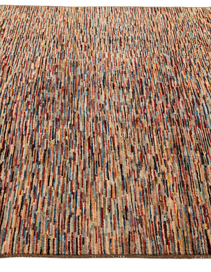 Detail image of  6' 7 x 9' 7  Hand Knotted Modern Ziegler Rug