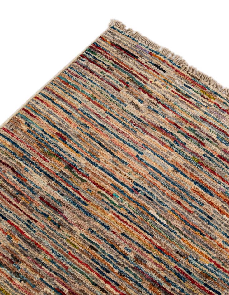 Detail image of  6' 6 x 9' 8  Hand Knotted Modern Ziegler Wool Rug