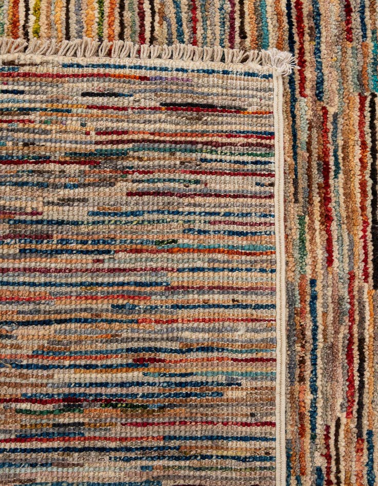 Detail image of  6' 6 x 9' 8  Hand Knotted Modern Ziegler Wool Rug