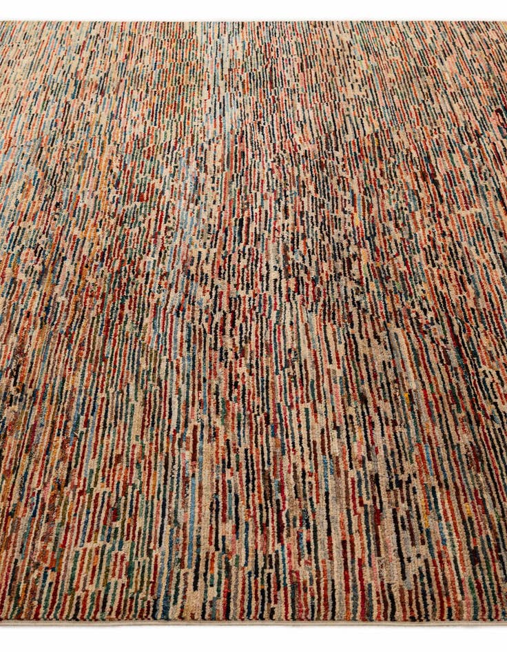 Detail image of  6' 7 x 9' 7  Hand Knotted Modern Ziegler Wool Rug