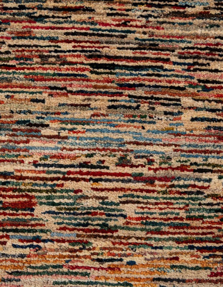 Detail image of  6' 7 x 9' 7  Hand Knotted Modern Ziegler Wool Rug