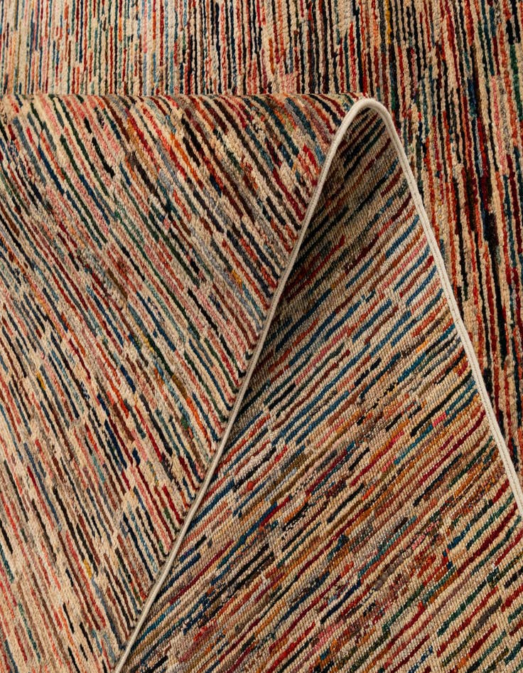 Detail image of  6' 7 x 9' 7  Hand Knotted Modern Ziegler Wool Rug