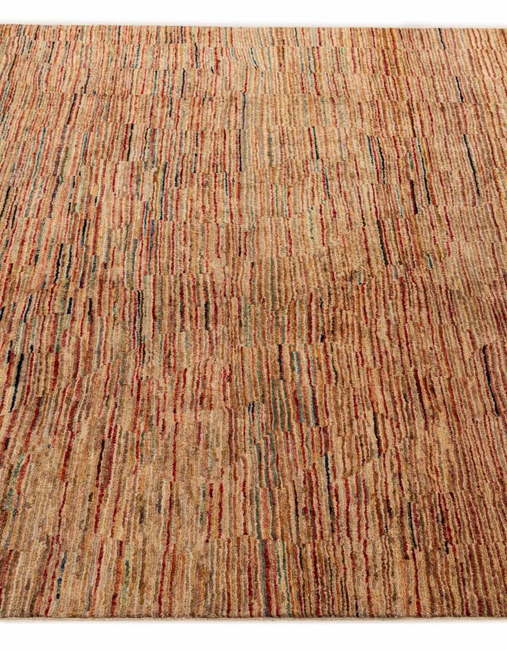 Detail image of  6' 10 x 9' 5  Hand Knotted Modern Ziegler Wool Rug