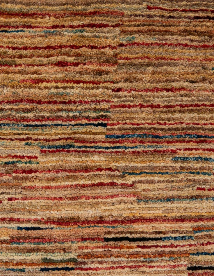 Detail image of  6' 10 x 9' 5  Hand Knotted Modern Ziegler Wool Rug