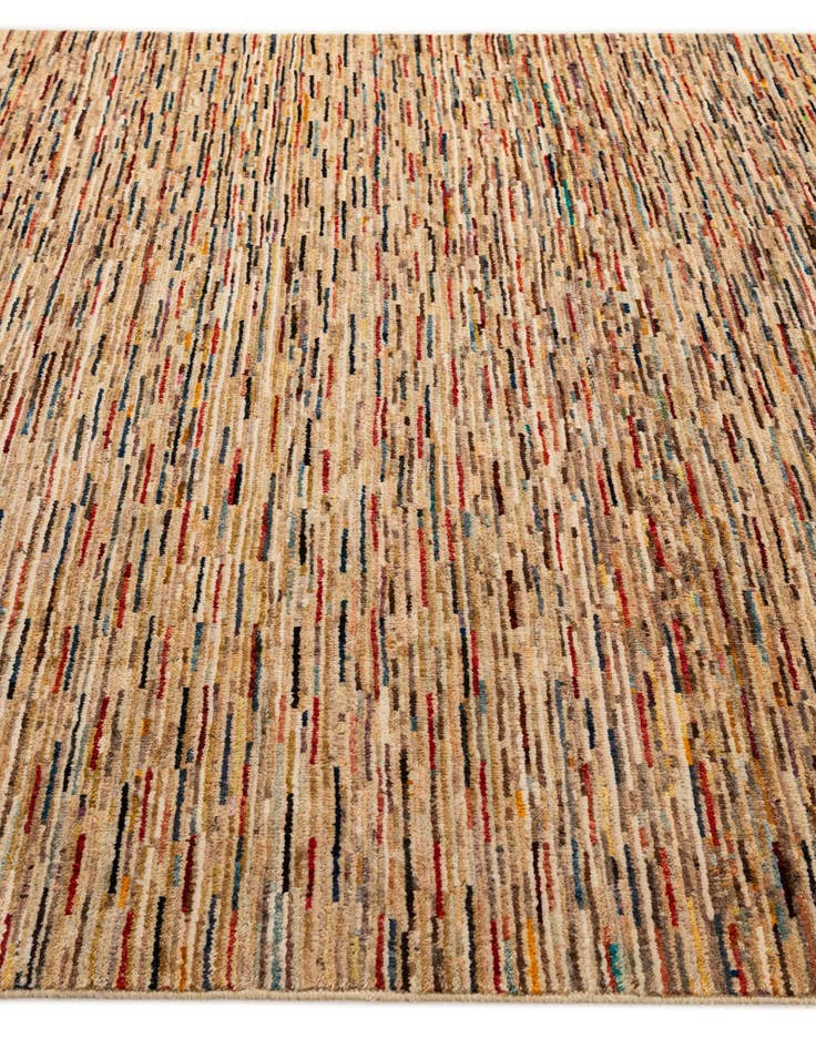 Detail image of  6' 9 x 9' 7  Hand Knotted Modern Ziegler Wool Rug