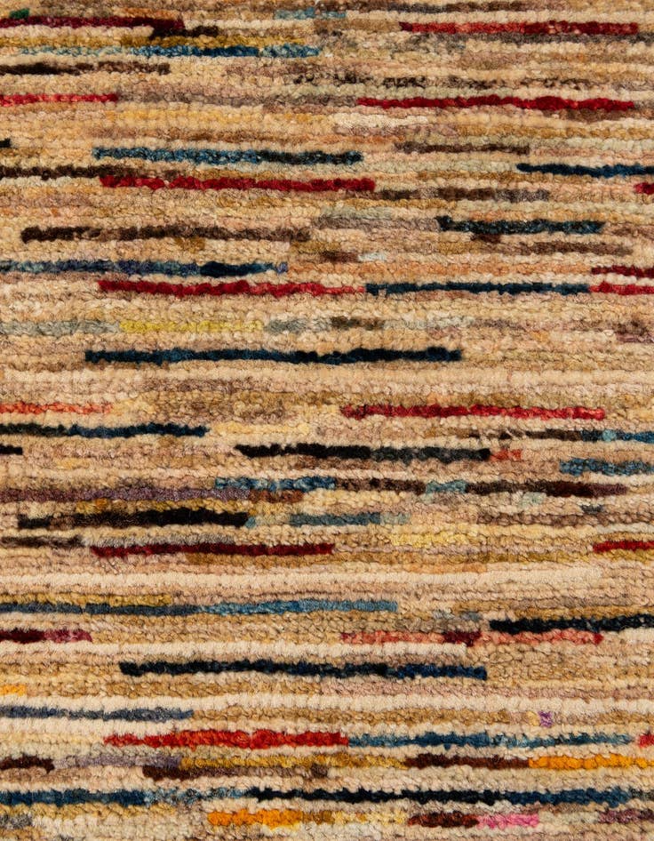Detail image of  6' 9 x 9' 7  Hand Knotted Modern Ziegler Wool Rug