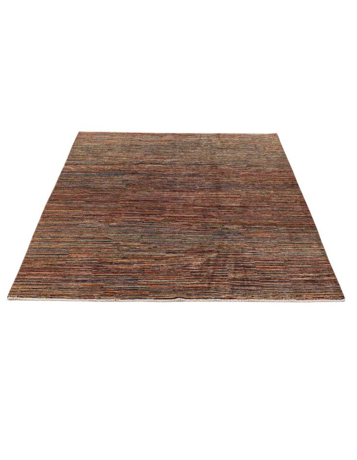 Detail image of  6' 5 x 9' 11  Hand Knotted Modern Ziegler Wool Rug