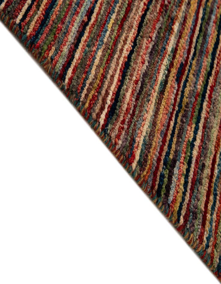 Detail image of  6' 5 x 9' 11  Hand Knotted Modern Ziegler Wool Rug