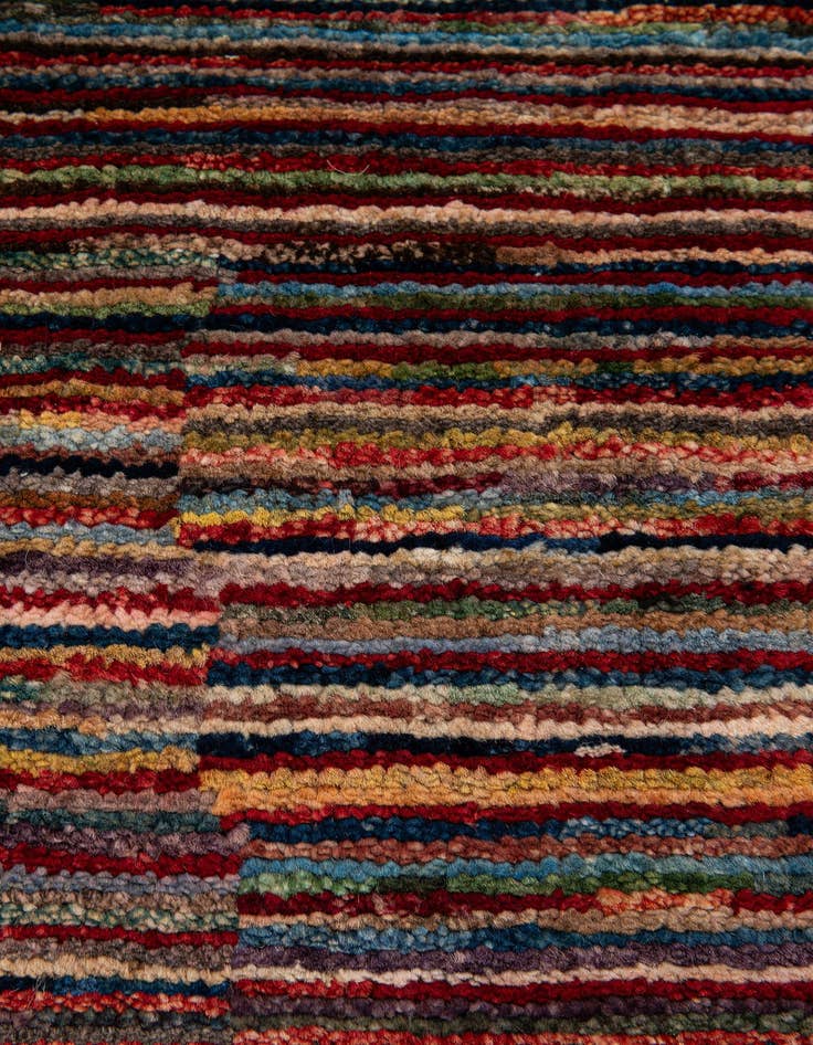 Detail image of  6' 5 x 9' 11  Hand Knotted Modern Ziegler Wool Rug
