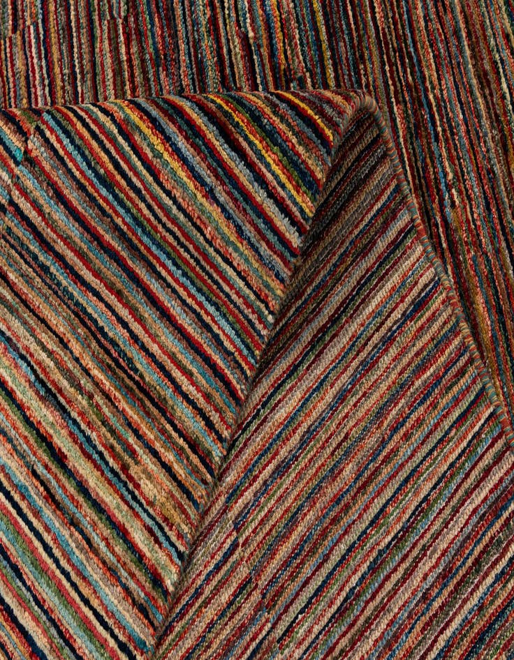Detail image of  6' 5 x 9' 11  Hand Knotted Modern Ziegler Wool Rug