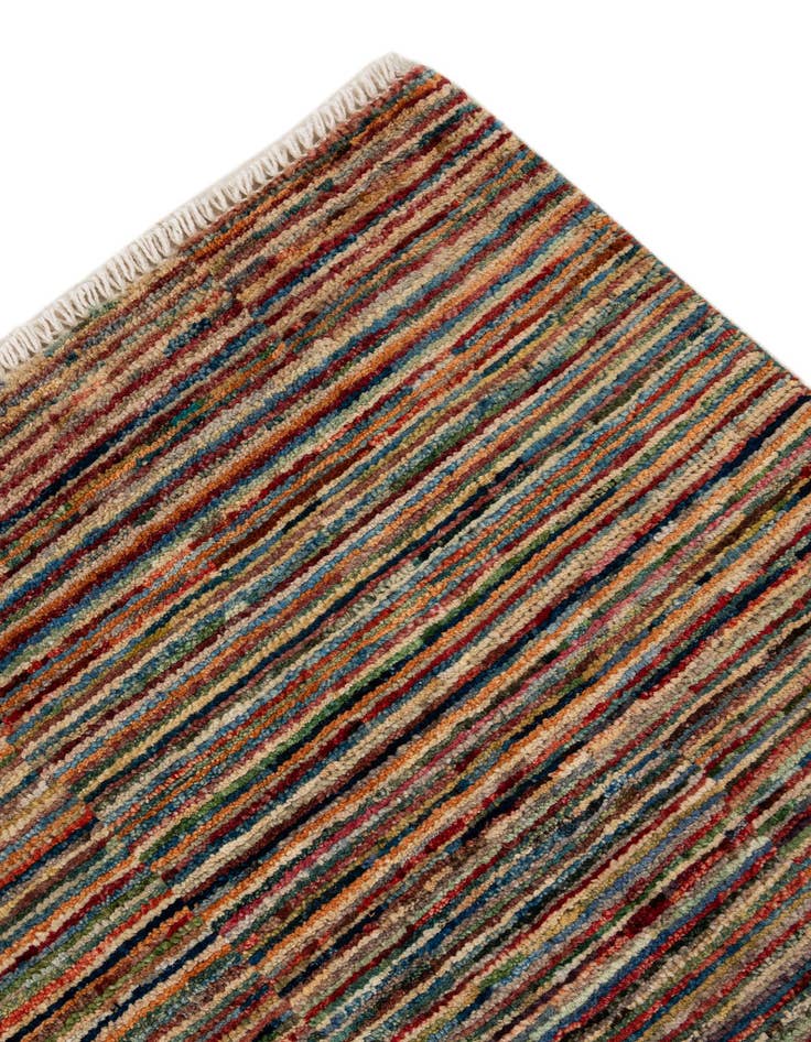 Detail image of  6' 5 x 9' 11  Hand Knotted Modern Ziegler Wool Rug