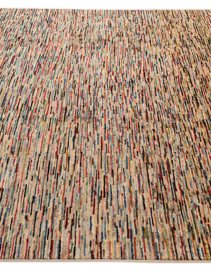 Detail image of  6' 10 x 9' 9  Hand Knotted Modern Ziegler Wool Rug