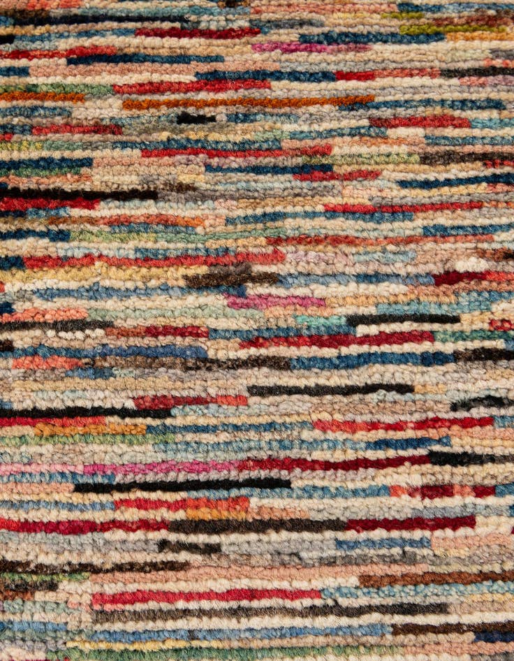 Detail image of  6' 10 x 9' 9  Hand Knotted Modern Ziegler Wool Rug