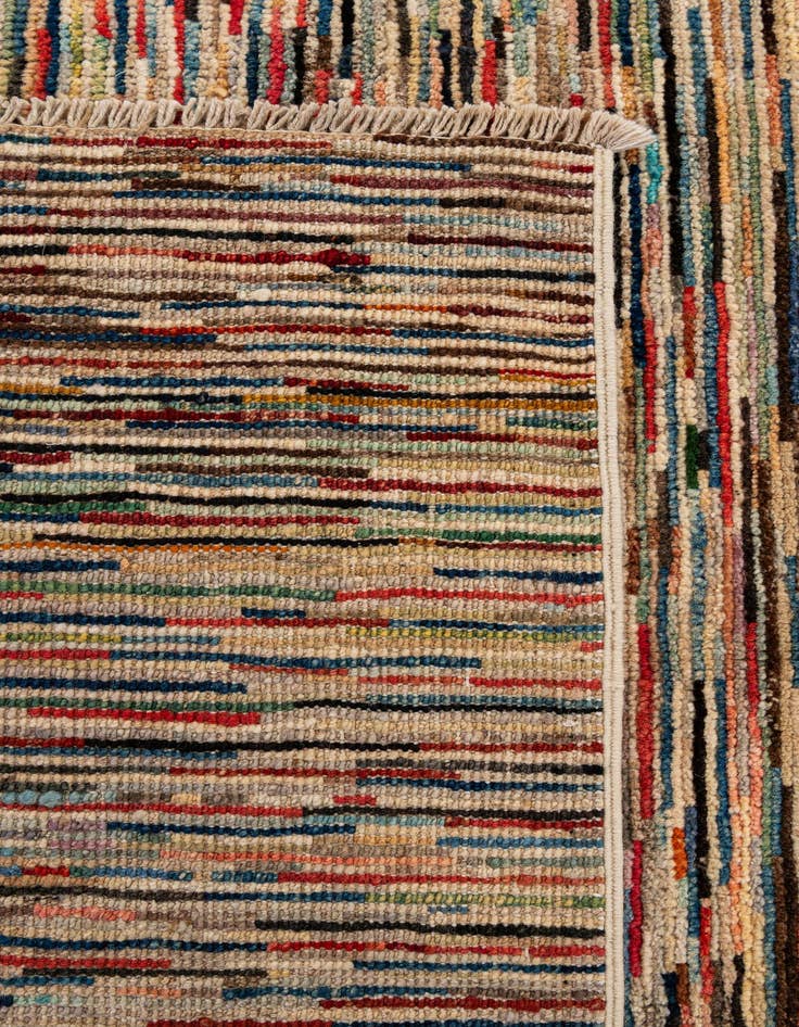 Detail image of  6' 10 x 9' 9  Hand Knotted Modern Ziegler Wool Rug