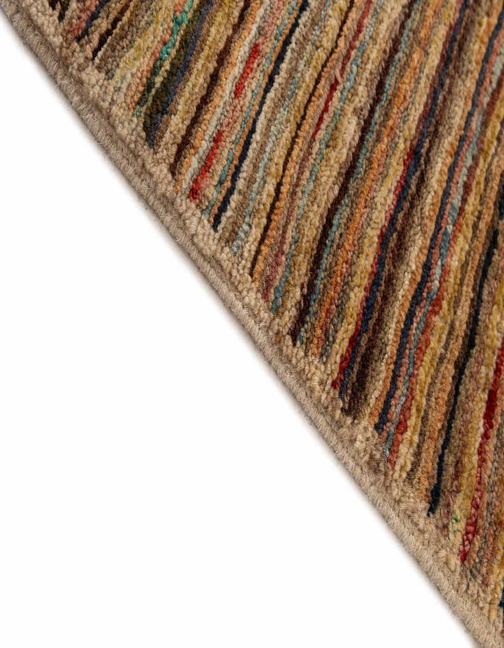 Detail image of  6' 6 x 9' 6  Hand Knotted Modern Ziegler Wool Rug