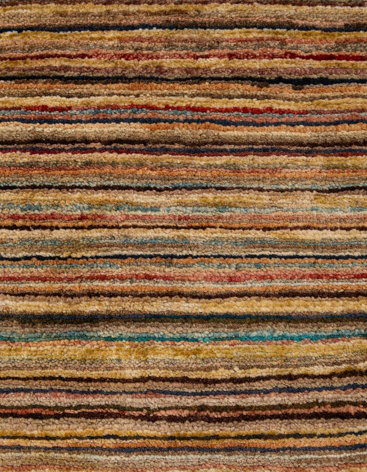Detail image of  6' 6 x 9' 6  Hand Knotted Modern Ziegler Wool Rug