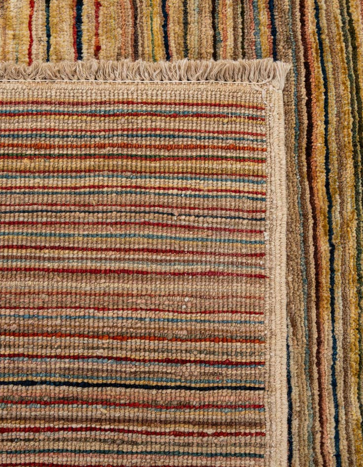Detail image of  6' 6 x 9' 6  Hand Knotted Modern Ziegler Wool Rug