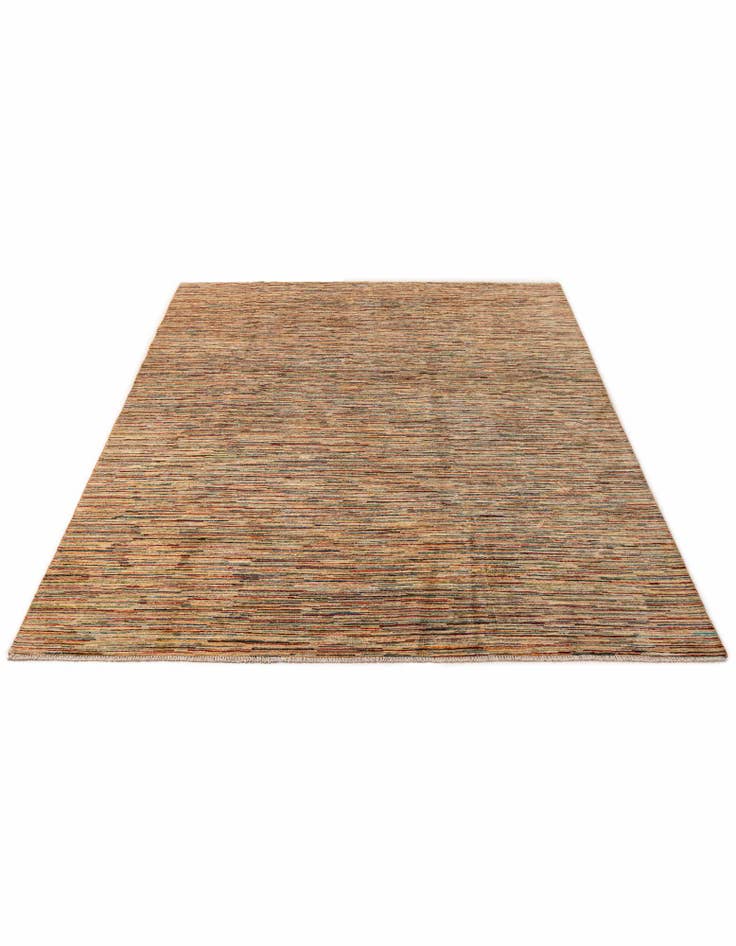 Detail image of  6' 5 x 9' 9  Hand Knotted Modern Ziegler Wool Rug