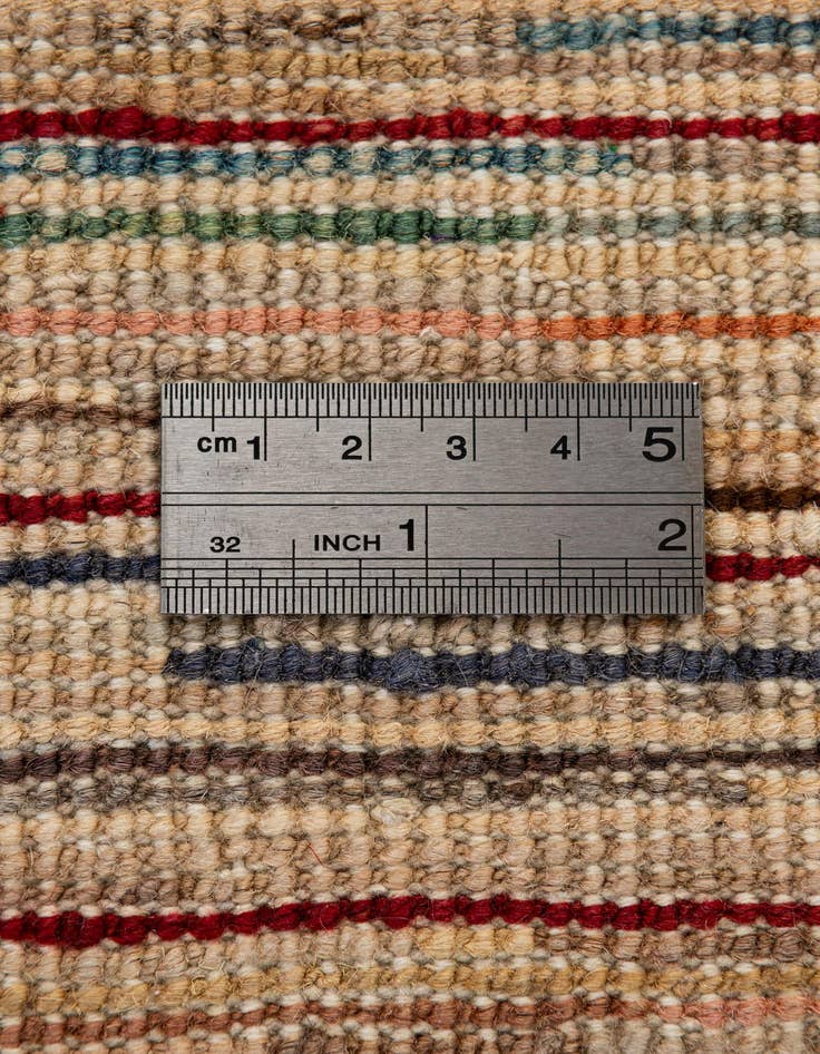 Detail image of  6' 5 x 9' 9  Hand Knotted Modern Ziegler Wool Rug