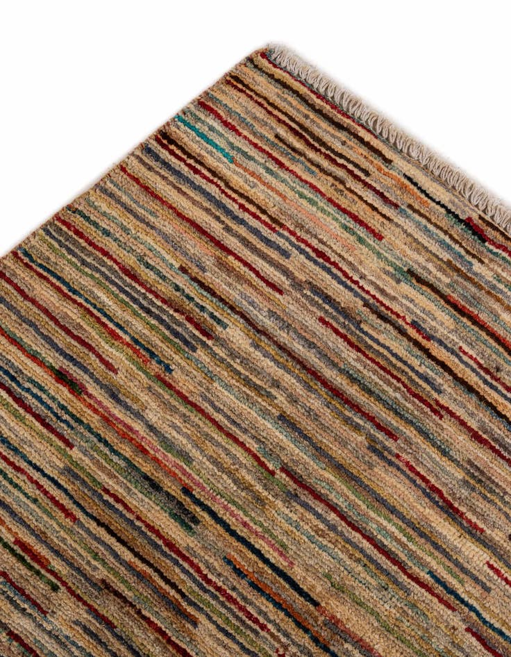 Detail image of  6' 5 x 9' 9  Hand Knotted Modern Ziegler Wool Rug