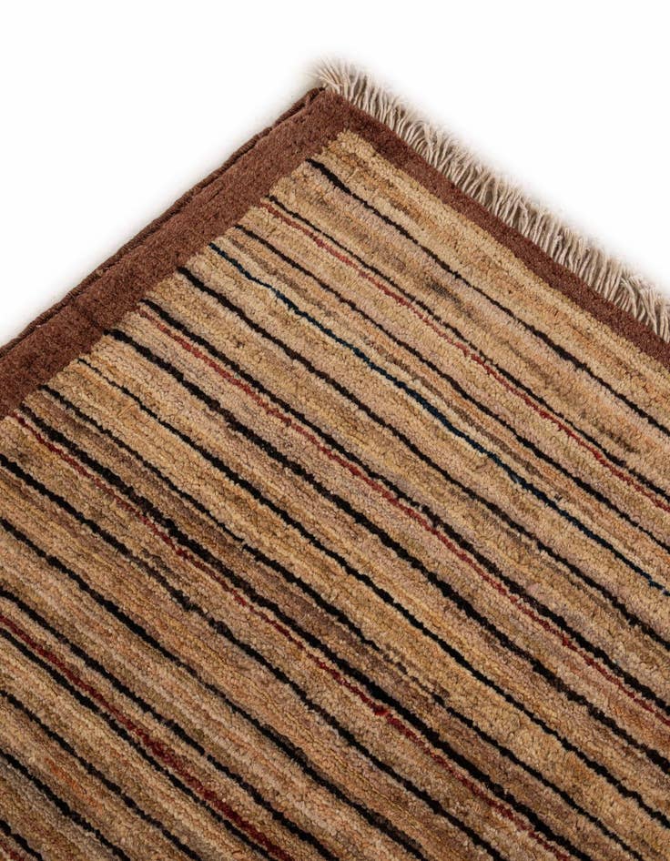 Detail image of  6' 10 x 9' 5  Hand Knotted Modern Ziegler Wool Rug