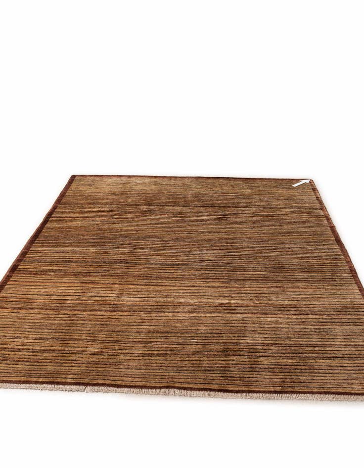 Detail image of  6' 10 x 9' 5  Hand Knotted Modern Ziegler Wool Rug