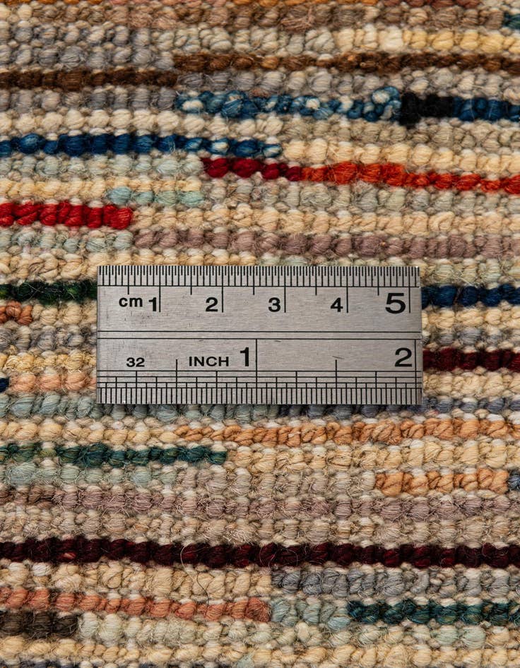 Detail image of  8' 1 x 9' 8  Hand Knotted Modern Ziegler Wool Rug