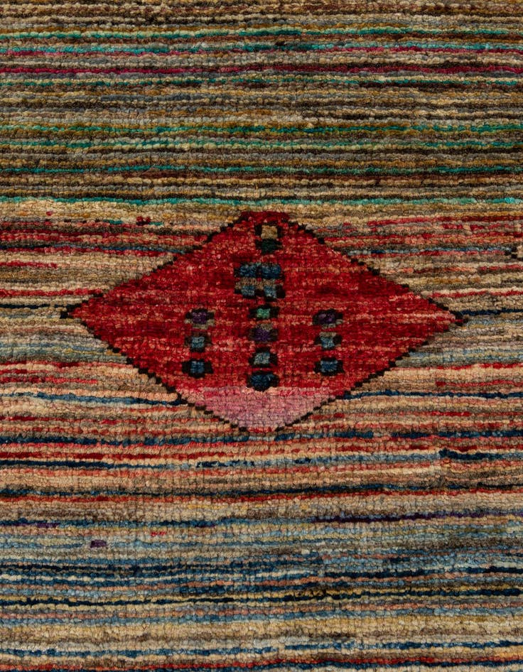 Detail image of  7' 11 x 9' 6  Hand Knotted Modern Ziegler Wool Rug
