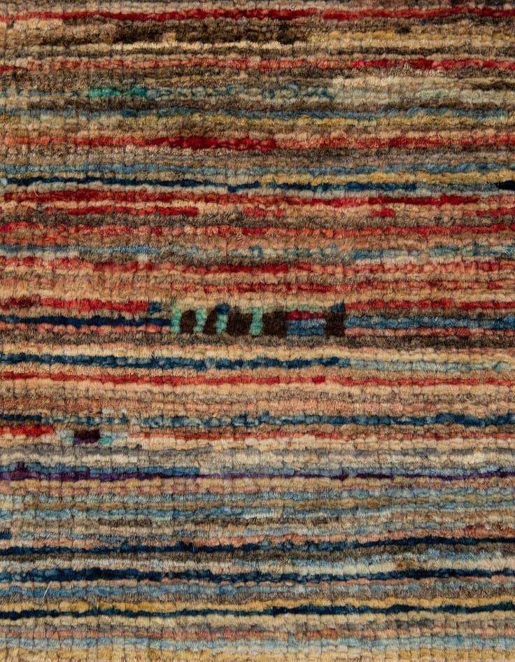 Detail image of  7' 11 x 9' 6  Hand Knotted Modern Ziegler Wool Rug