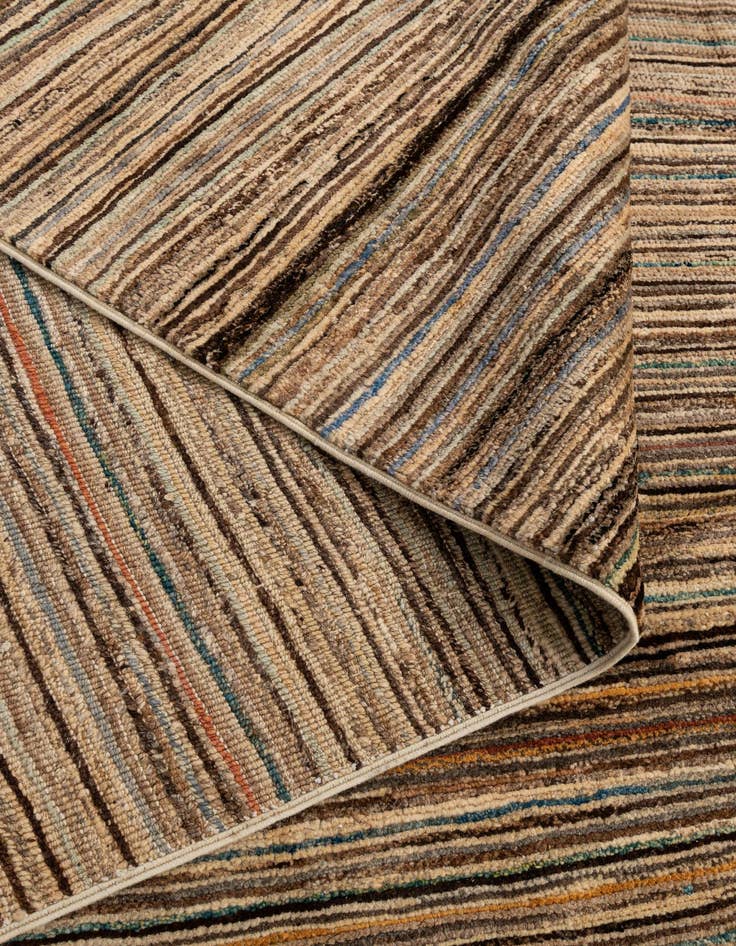 Detail image of  7' 10 x 9' 7  Hand Knotted Modern Ziegler Wool Rug