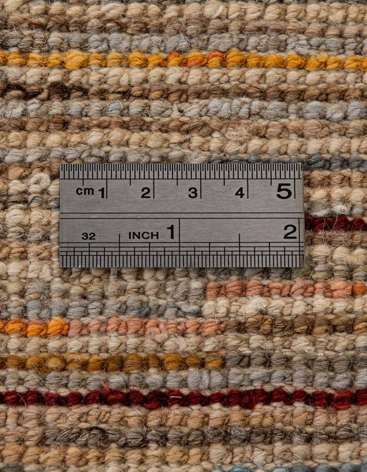 Detail image of  8' x 9' 10  Hand Knotted Modern Ziegler Wool Rug