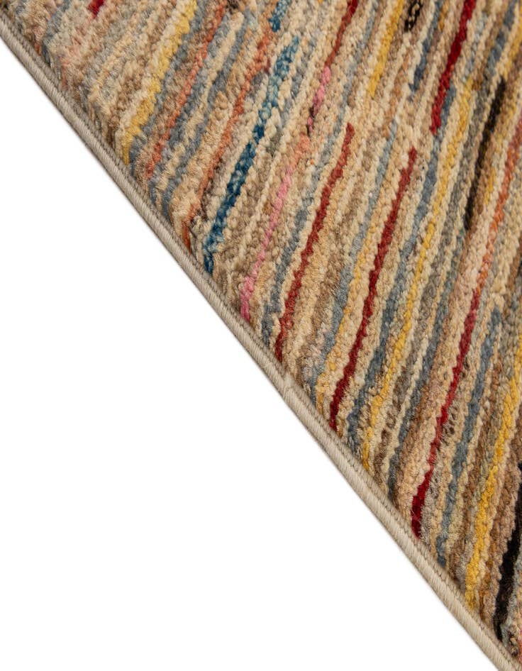 Detail image of  8' x 9' 10  Hand Knotted Modern Ziegler Wool Rug