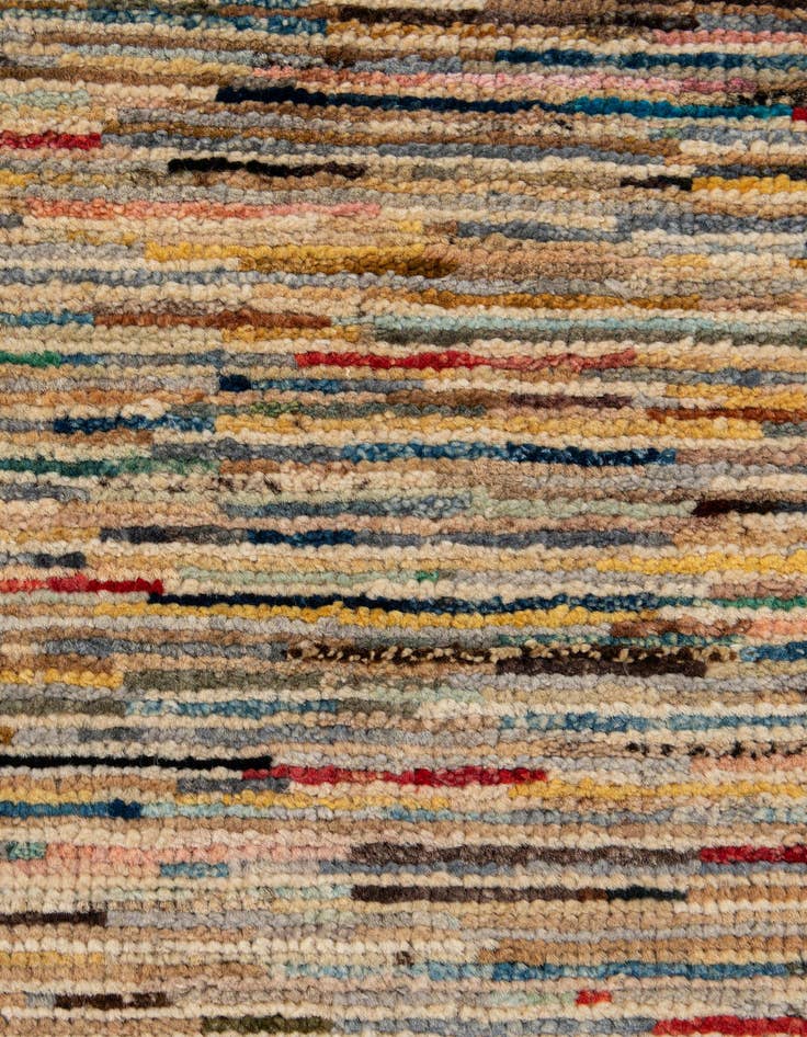 Detail image of  8' x 9' 10  Hand Knotted Modern Ziegler Wool Rug