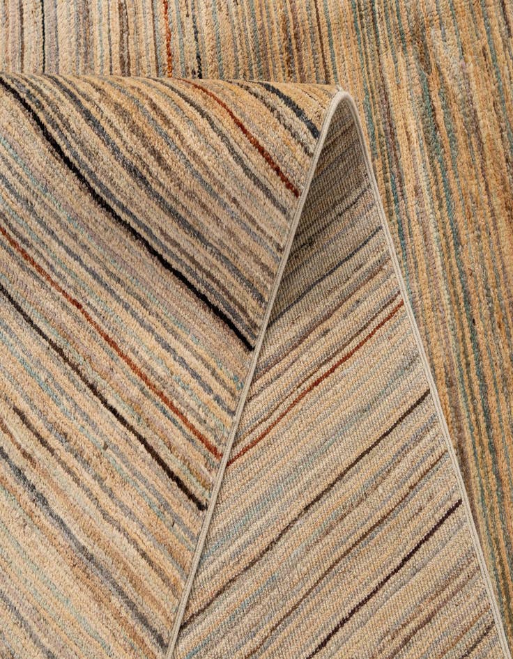 Detail image of  8' 6 x 11' 5  Hand Knotted Modern Ziegler Wool Rug