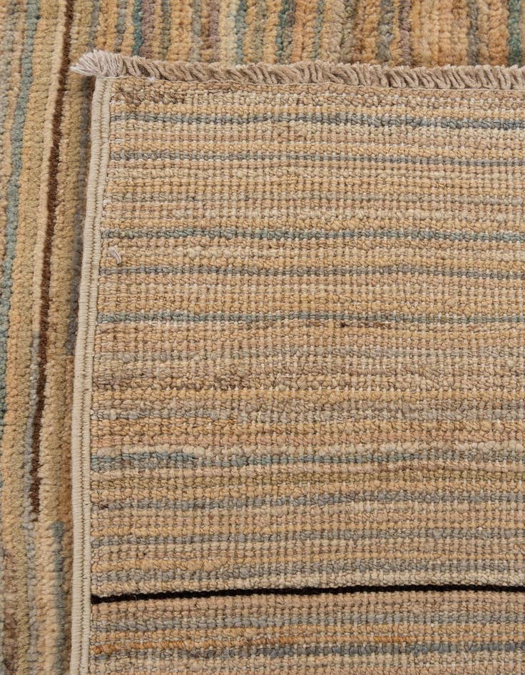 Detail image of  8' 6 x 11' 5  Hand Knotted Modern Ziegler Wool Rug